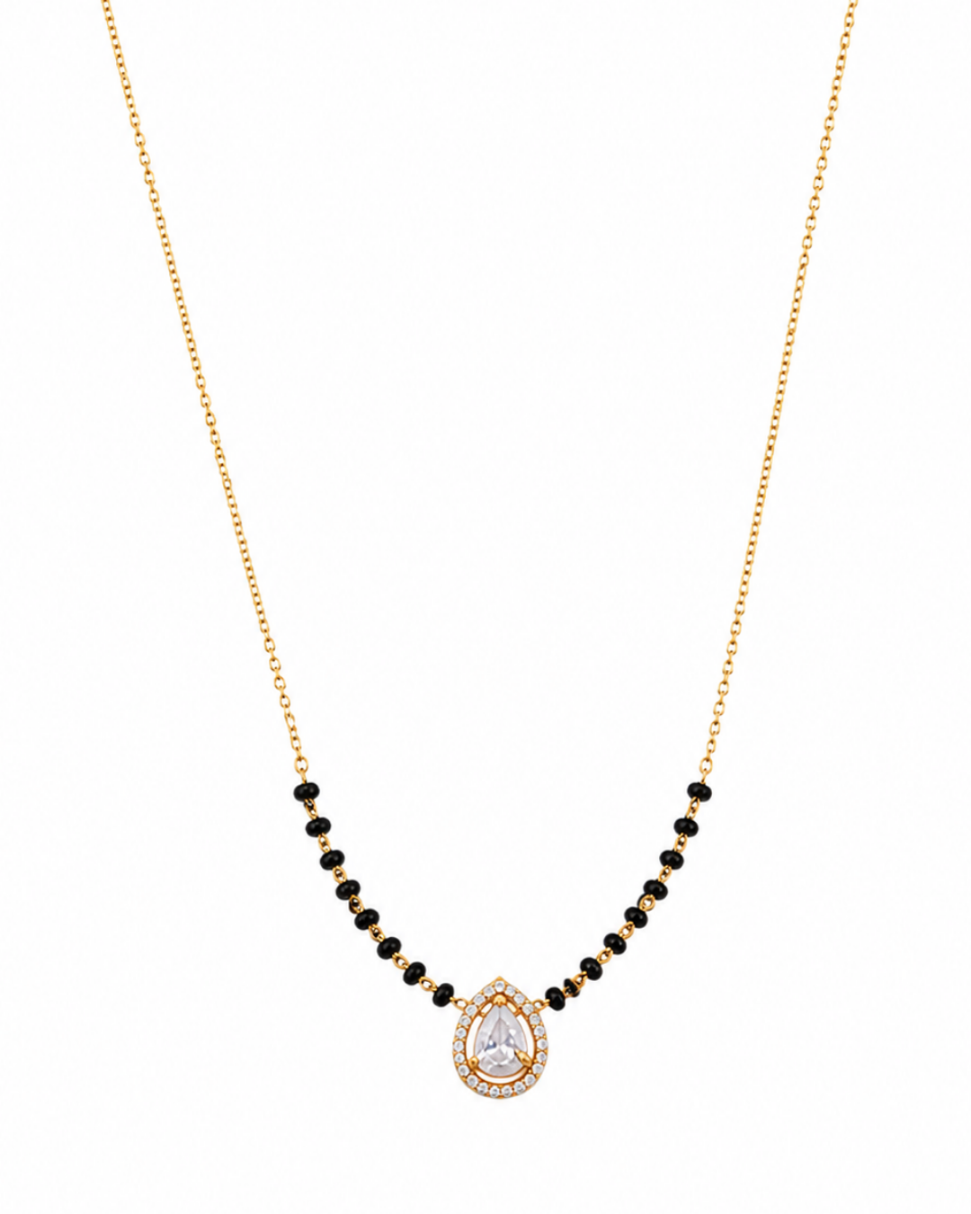 Pear Cut CZ Mangalsutra