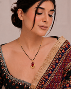 Ruby Teardrop Mangalsutra