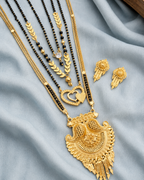 Women’s Premium Gold Plated Mangalsutra Combo Set