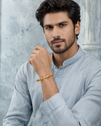 Modern Link Gold-Plated Bracelet