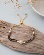 Pearl Charm Mangalsutra Bracelet