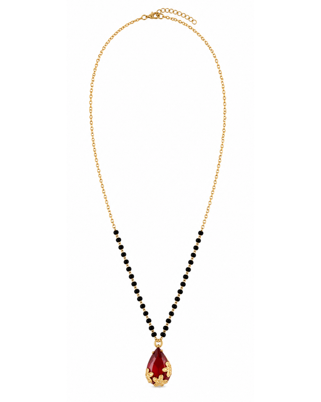 Ruby Teardrop Mangalsutra