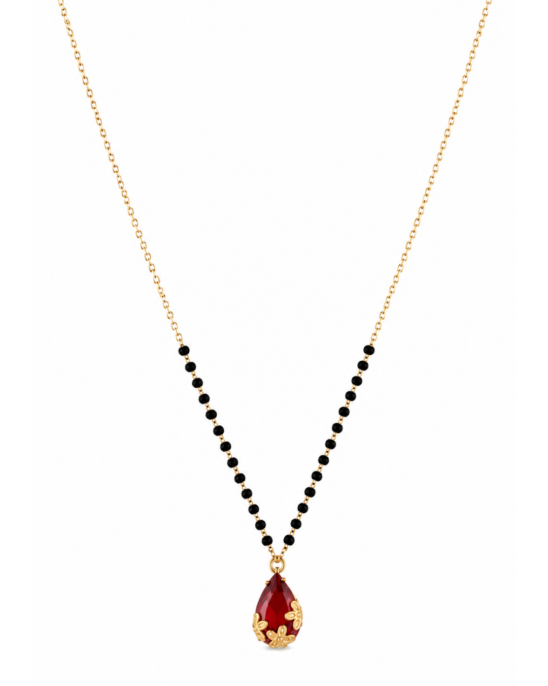 Ruby Teardrop Mangalsutra