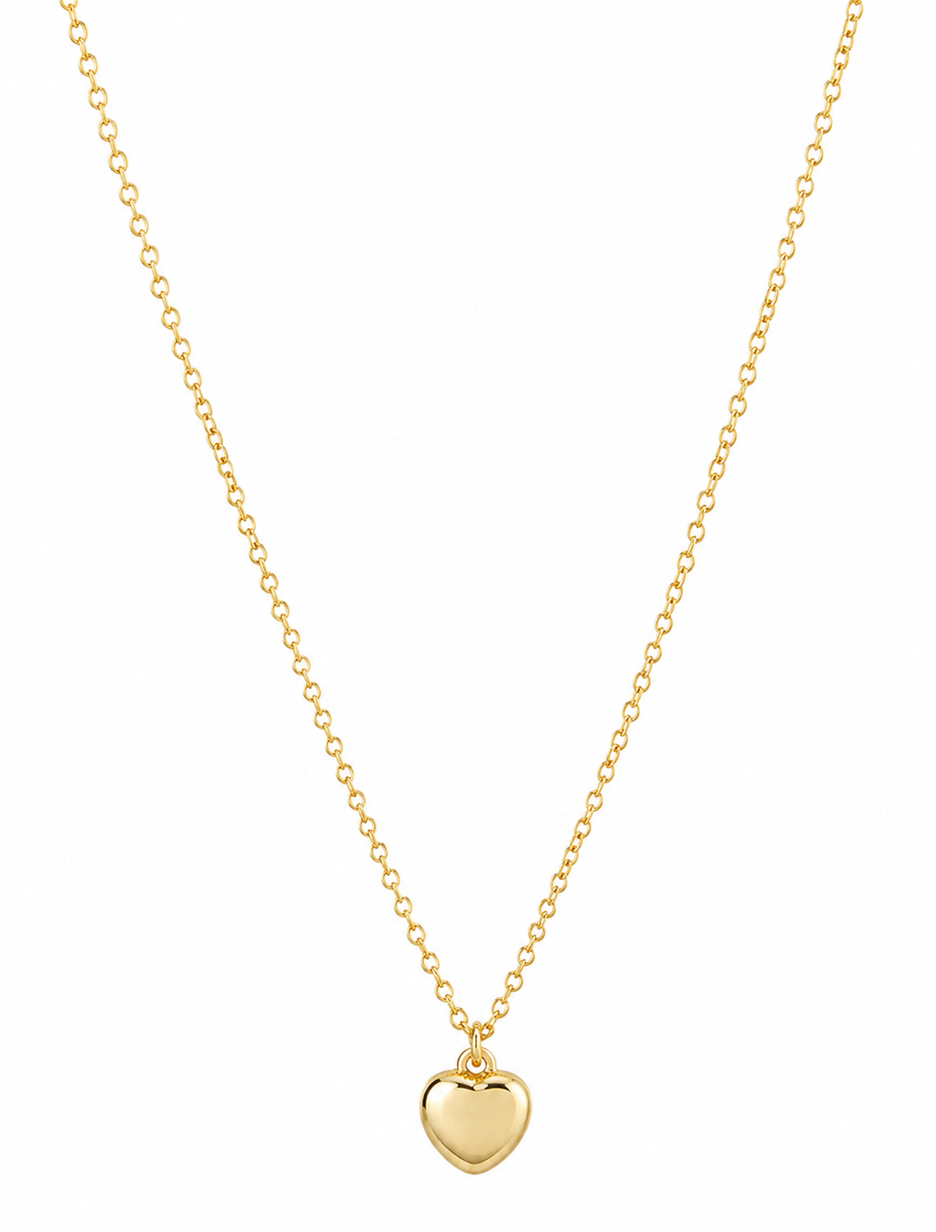 Elegant Gold Heart Pendant Necklace for Women