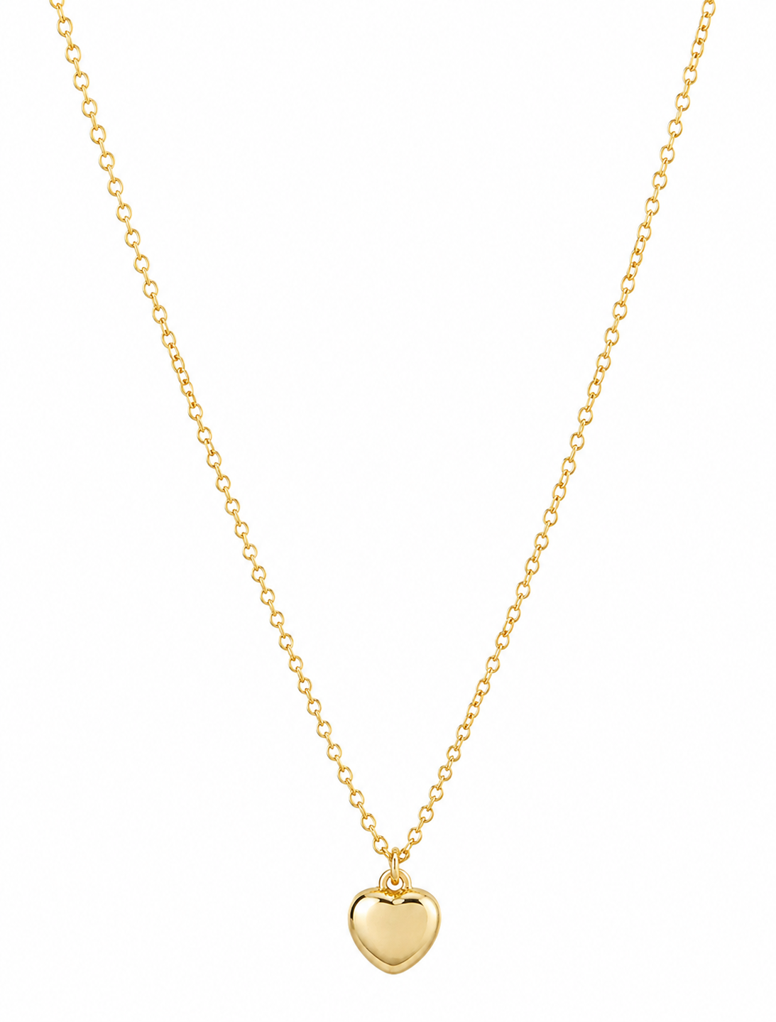 Elegant Gold Heart Pendant Necklace for Women