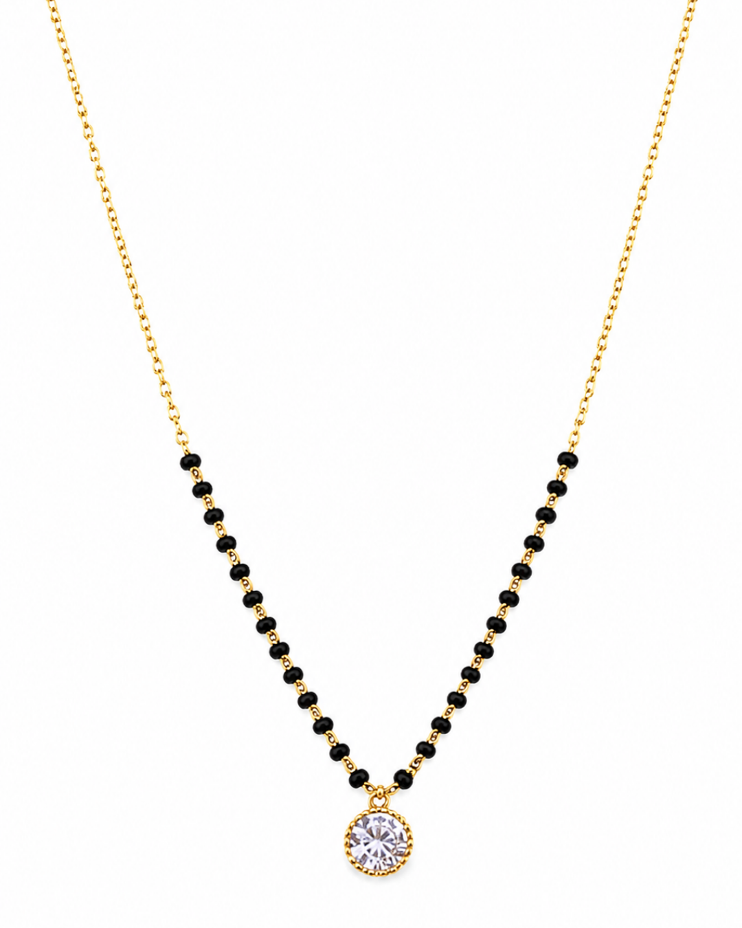 Classic Solitaire CZ Mangalsutra