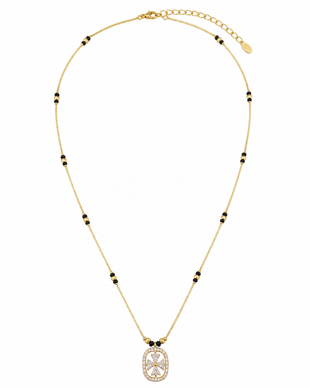 Vintage CZ Pendant Mangalsutra