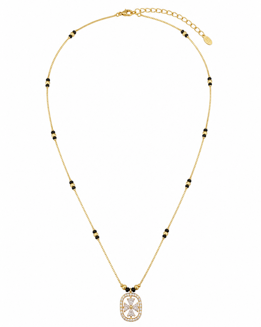 Vintage CZ Pendant Mangalsutra