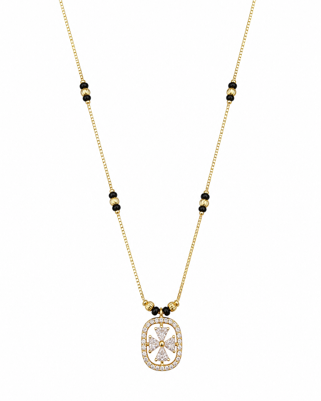 Vintage CZ Pendant Mangalsutra