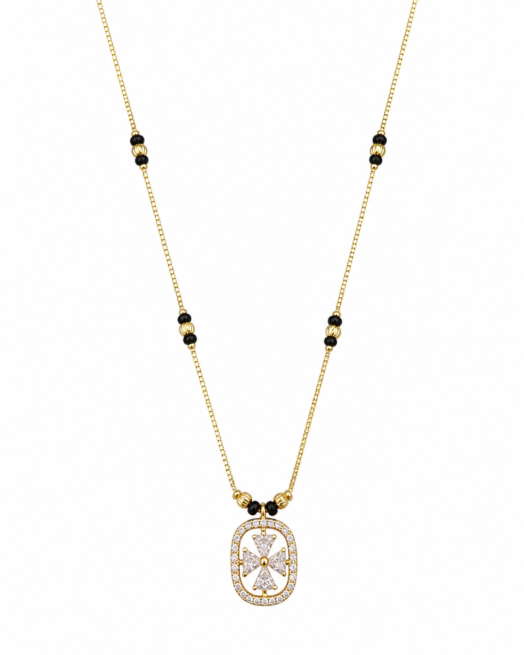 Vintage CZ Pendant Mangalsutra