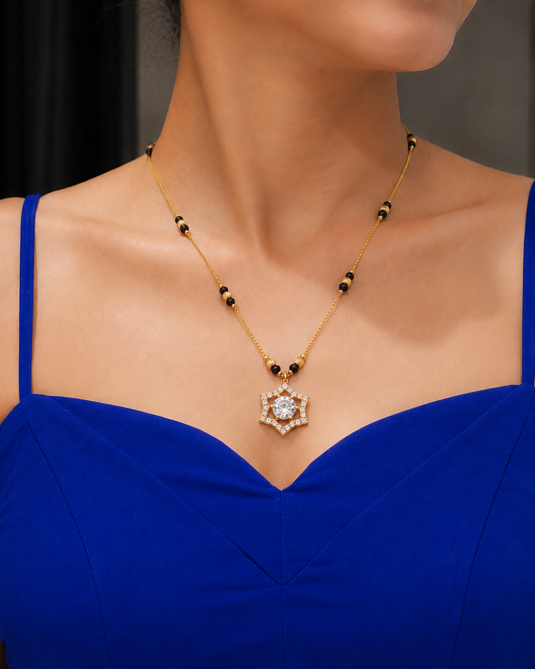 Celestial Star CZ Mangalsutra