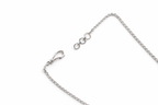 Elegant Black Crystal Statement Pendant Necklace | Silver Plated CZ Necklace for Women