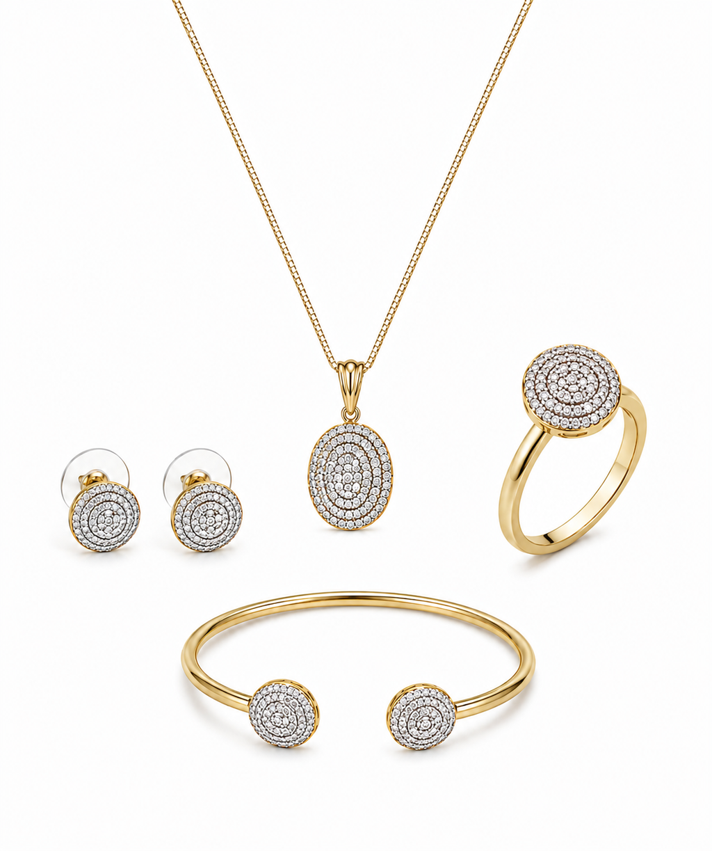 Radiant Circle Jewelry Set