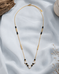 Crystal Hearts Mangalsutra with Heart-Shaped CZ Pendants