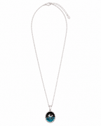 Elegant Dolphin Blue Crystal Pendant Necklace for Women