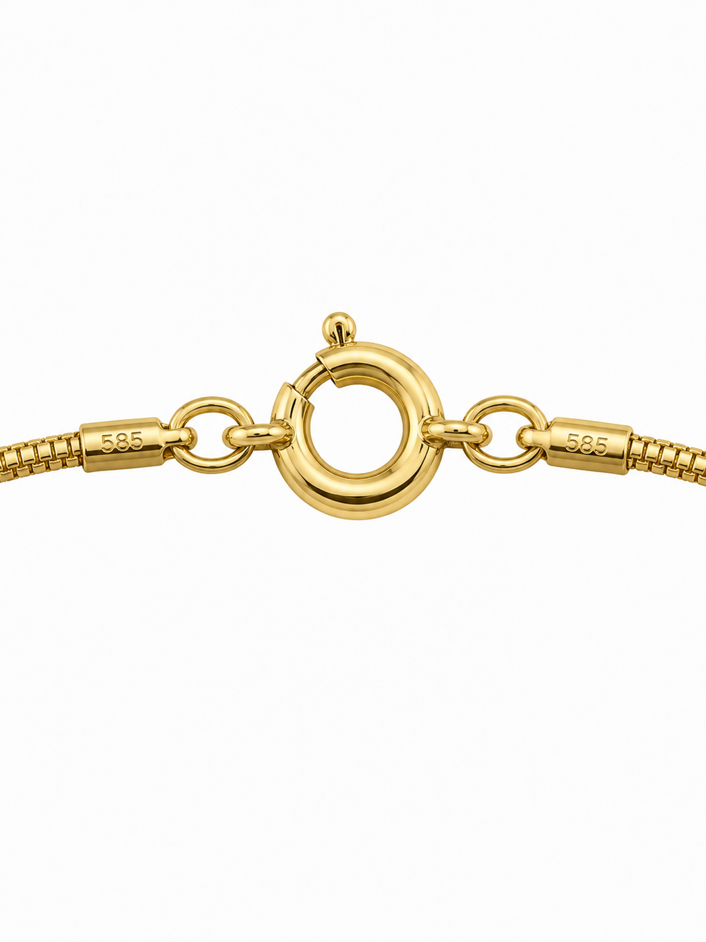 Elegant Gold Heart Snake Chain Necklace for Women