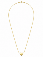 Elegant Gold Heart Snake Chain Necklace for Women