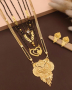 Traditional Gold Mangalsutra Combo
